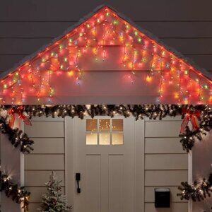 Wondershop 300ct High Density Icicle Multicolor Lights with White Wire